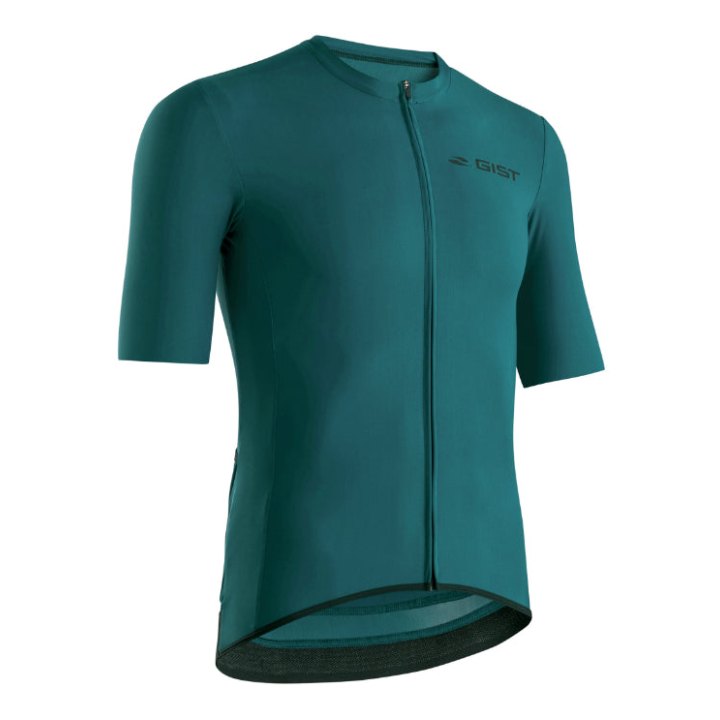 Maillot Gist Été Supremo Manches Courtes Zip Total Bleu M