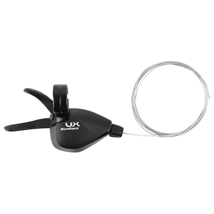 Manette VTT Sunrace Droite Dual Lever Dlux61N Push Pull U-Series 11V. - Compatible Shimano Cues, Linkglide