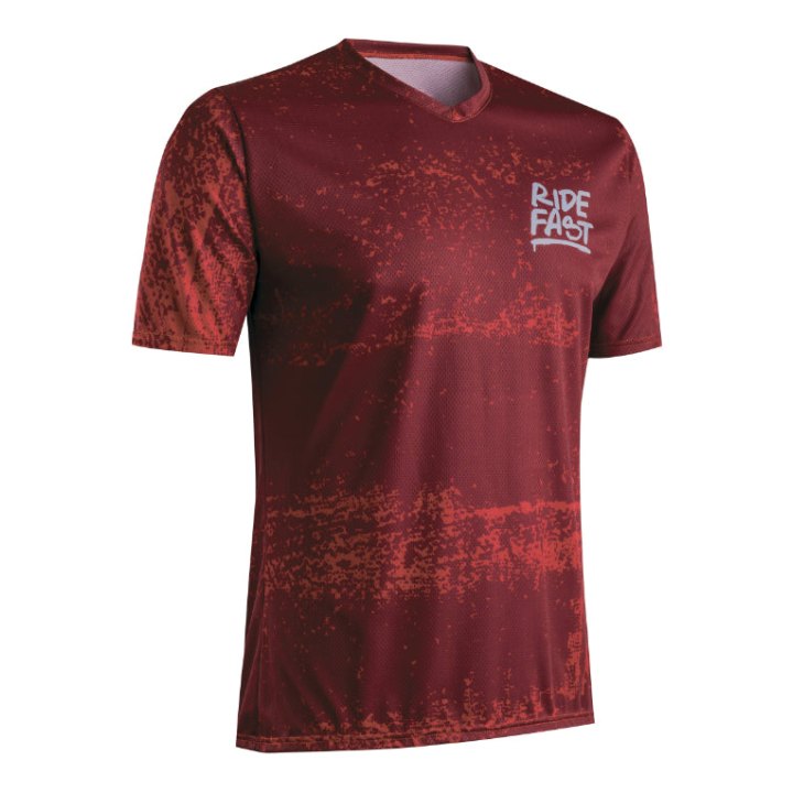 Maillot Gist VTT Dirt Manches Courte Rouge XL