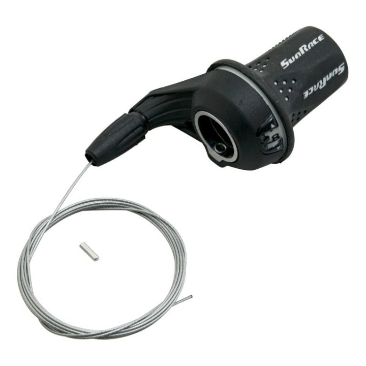 Manette VTT Sunrace Droite Twist Gripshift M21 8V. - Poignée Tournante