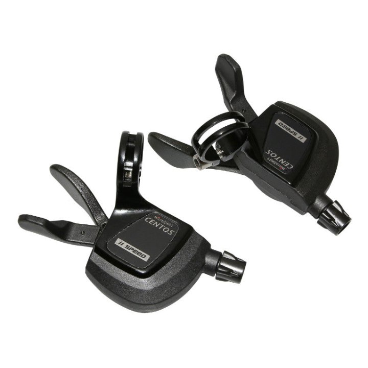 Manette Route P2R Pour Cintre Plat 11V. Push-Pull Compatible Shimano Double (Paire)
