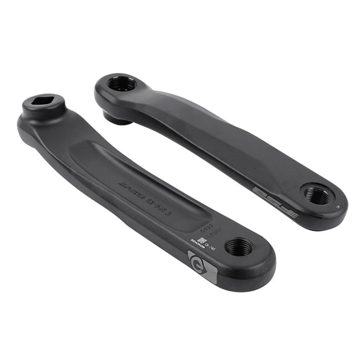 Manivelle Droite + Gauche VAE - E-Bike Fsa Ck-745 175 mm Noir Jis Pour Moteur Shimano E5000 (Paire)