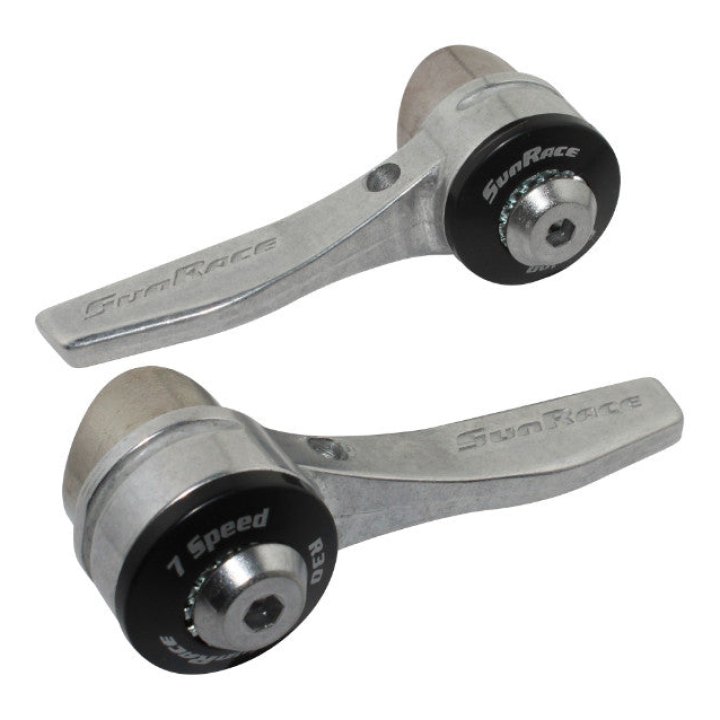 Manette Route Sunrace Pour Cadre Plot Braser 3X7V. (Paire)