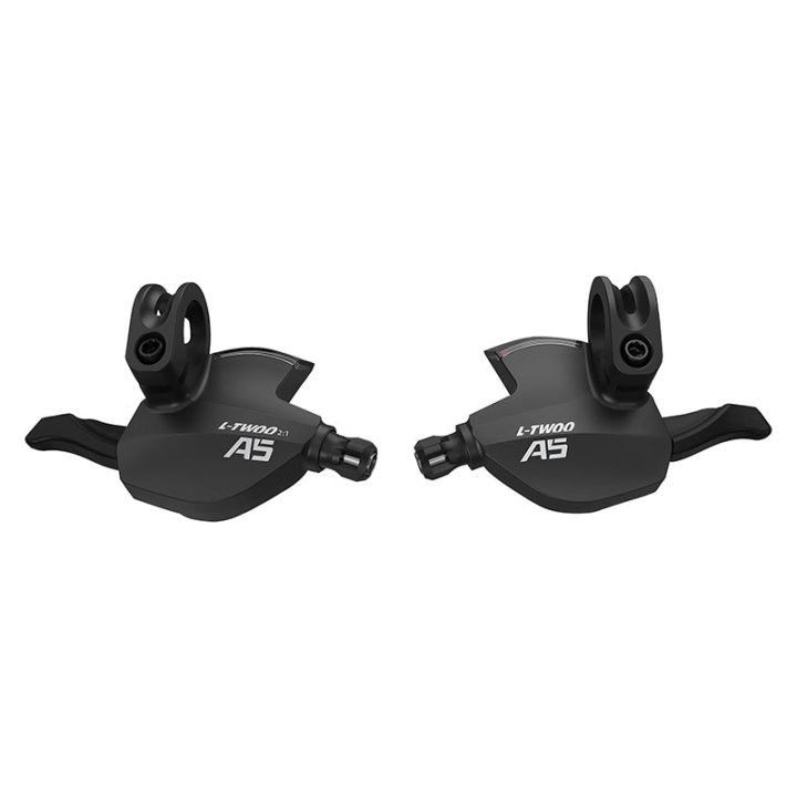 Manette VTT Ltwoo 3 X 9V. A5 Noir Avec Indicateur Vitesse Compatible Shimano (Paire)