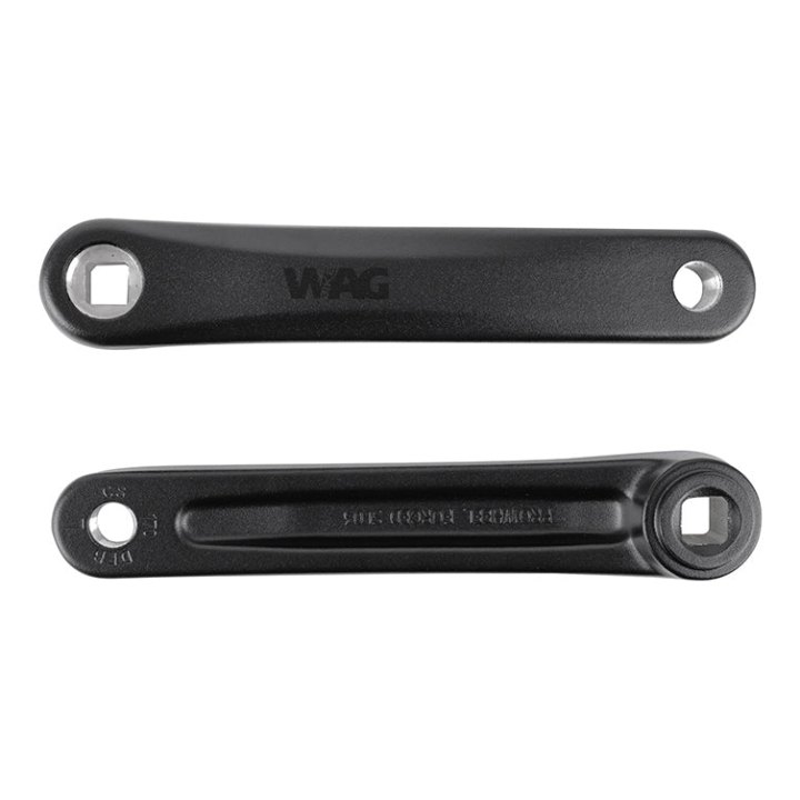 Manivelle Droite + Gauche VAE - E-Bike Longueur 170 mm Alu Noir Jis Pour Moteur Shimano E5000 (Paire)