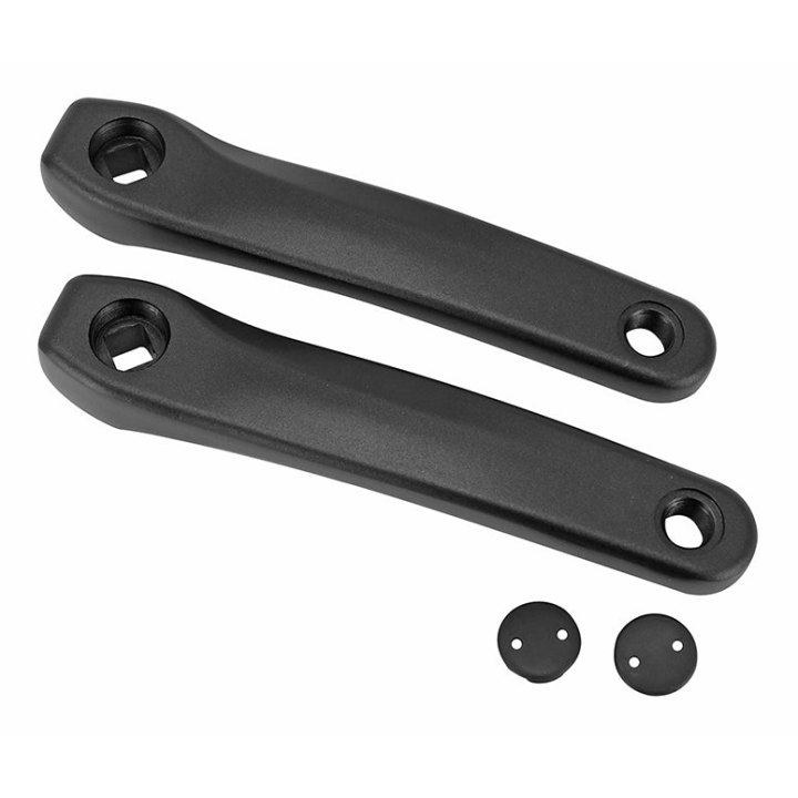 Manivelle Droite + Gauche VAE - E-Bike Longueur 170 mm Noir Jis -P2R-