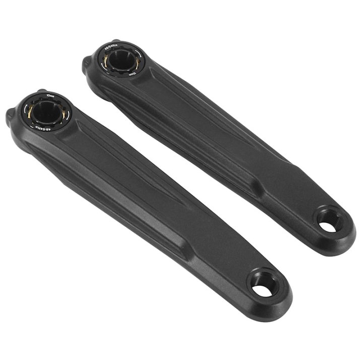 Manivelle Droite + Gauche VAE - E-Bike Prowheel Longueur 170 mm Alu Noir Jis Pour Moteur Fazua Etor Ride 60 (Paire)
