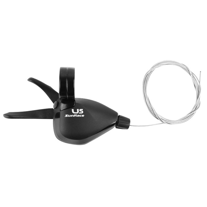 Manette VTT Sunrace Droite Dual Lever Dlus61N Push Pull U-Series 10V. - Compatible Shimano Cues, Linkglide