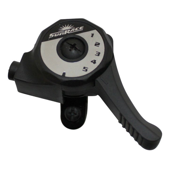 Manette VTT Sunrace Droite Shift A Collier Sur Cintre 5V.