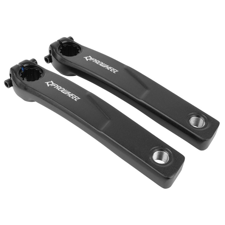 Manivelle Droite + Gauche VAE - E-Bike Longueur 165 mm Alu Noir Pour Moteur Bafang M500, M600 (Paire)