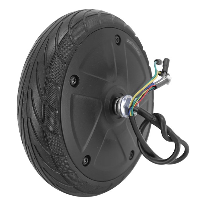 Moteur Trottinette Segway Ninebot Es1, Es2, Es4, E25 350W Noir (Complet Avec Roue Et Pneu 200 X 50 ) -P2R-