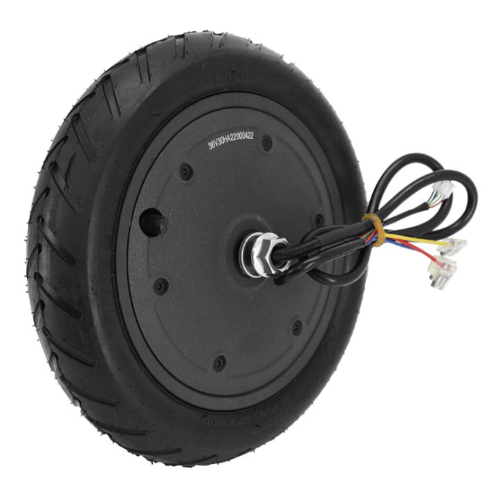 Moteur V3 Trottinette Xiaomi M365, Essential, 1S, Pro, Pro 2 36V 300W Noir (Complet Avec Roue Et Pneu 8.5 X2)