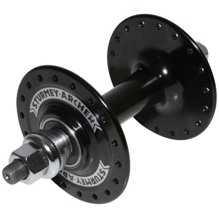Moyeu Route Sturmey Archer Noir 36T. Avant Pour Fixie
