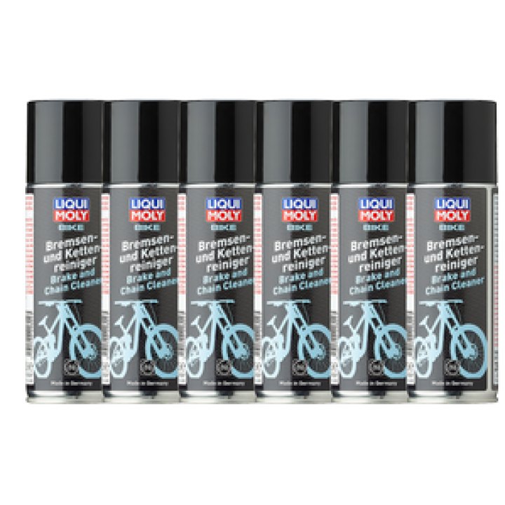 Nettoyant pour chaînes et freins, 400 ml, 6 pulvérisateurs par carton