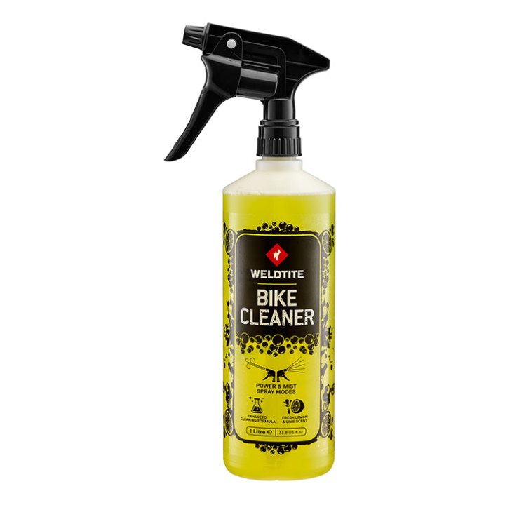 Nettoyant Vélo Weldtite Bike Cleaner Nouvelle Formule Au Citron (1L) (2 Modes De Pulverisation)