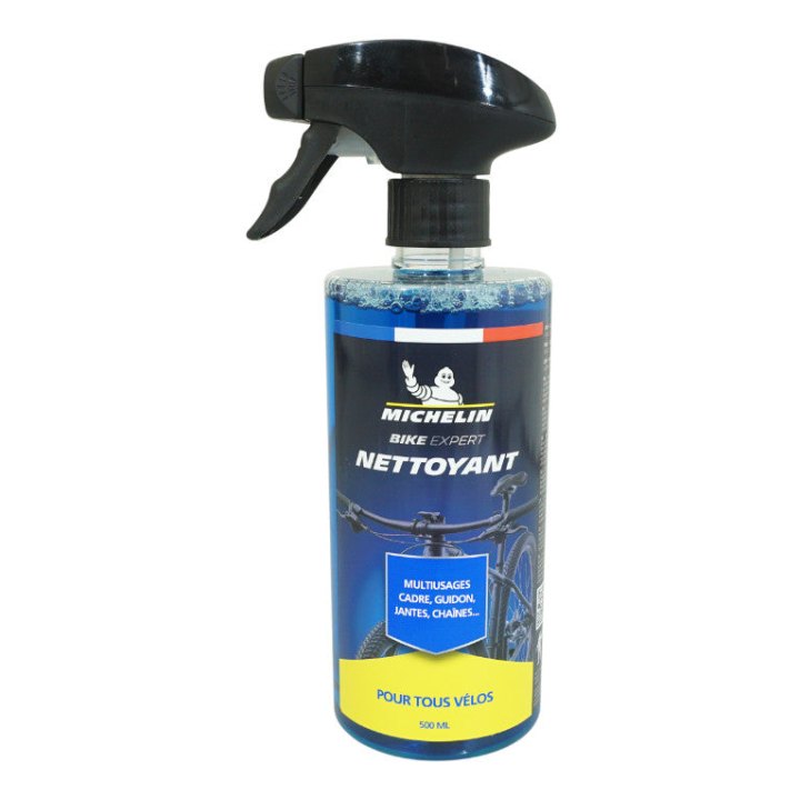 Nettoyant Vélo Multi-Usages Michelin (Cadre, Guidon, Jantes, Chaînes...) (Spray 500Ml)