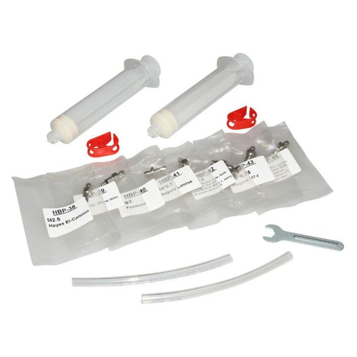 Outil Kit Purge Frein Disque P2R Pour Frein Hydraulique Huile Minerale Et Dot (Avec Adaptateurs) Compatible Zoom