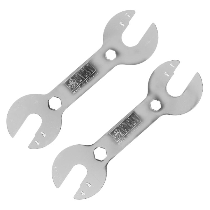 Outil Clé A Cone Weldtite (13-14 mm Et 15-17 mm) (Jeu De 2 Sur Carte Marque Cyclo)
