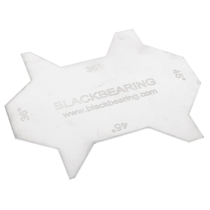 Outil De Mesure Blackbearing Pour Angle De Roulement De Jeu Direction (4 Emplacements 36-45° Intérieur Et 36-45° Extérieur)