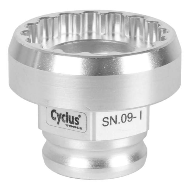 Outil Pro Démonte Boîtier - Cuvette Cyclus Pour Boîtier Shimano Dura-Ace 9000 Compatible Avec L'Outil Snap.In 179967 Ou Clé 32 mm (Diam 37,3 mm 16 Cannelures)