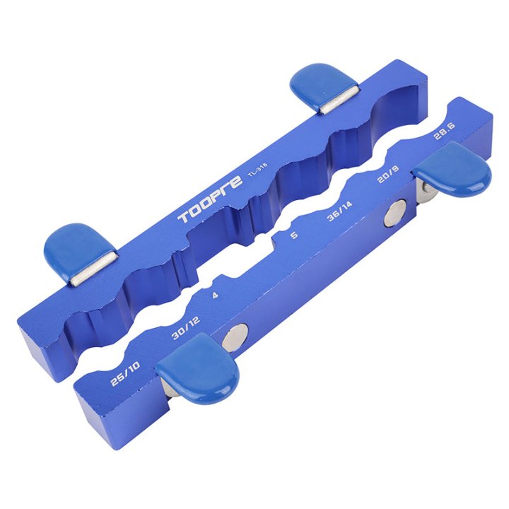 Outil Mors Pour Etau De Maintenance Toopre 200 mm Pour Tige De Selle, Pivot De Fourche, Axe Moyeu, Pédale, Durite Frein Hydraulique, Démonte Roue Libre, Câble Dérailleur, Pédalier (Vendu A La Paire)