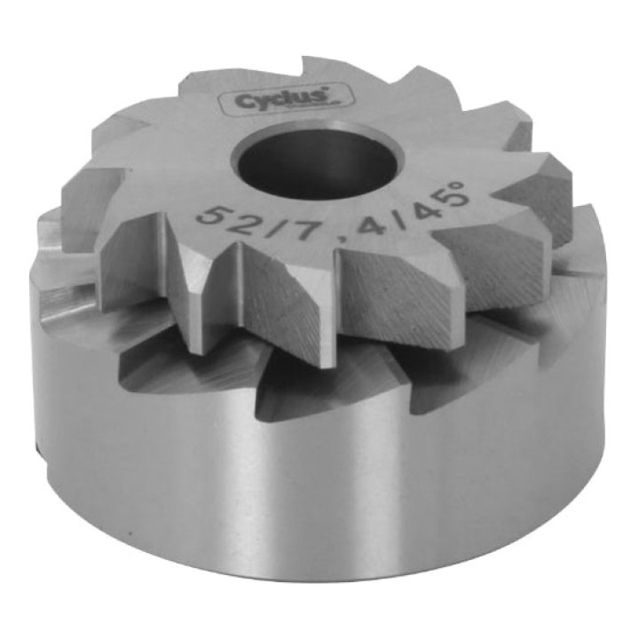 Outil Pro Fraise Pour Jeu Direction Intégré 52 mm-7 mm-45°(Diamètre-Profondeur-Angle) - Utiliser Avec Ref 180026 Et 180023