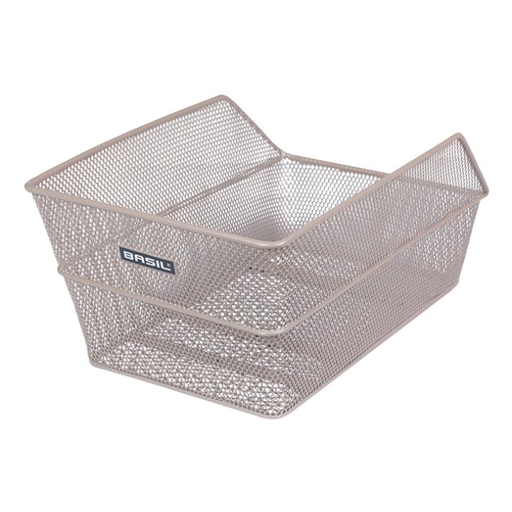 Panier Arrière Acier Nid Abeille Basil Cento Beige (45 X 31 X 21 cm)