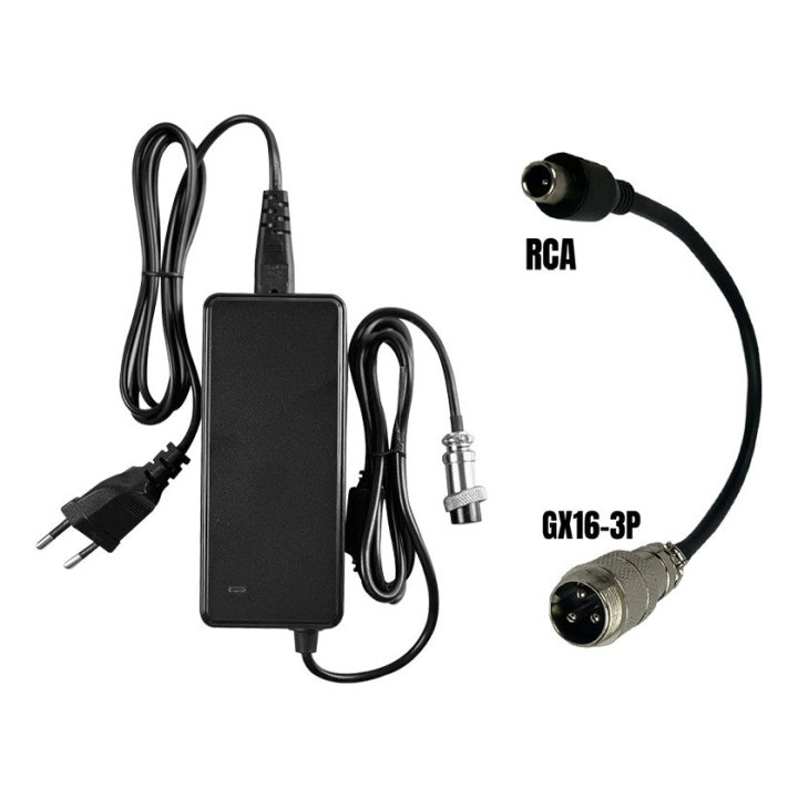 Pack Chargeur 36V ➡️ 42V / 2A (connecteur RCA)