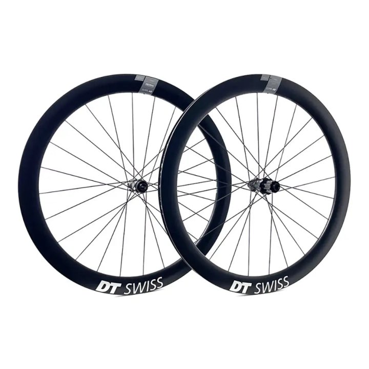 Paire de roues DT Swiss ERC 1600 Spline Disc Carbone 45 mm (avec pneus)