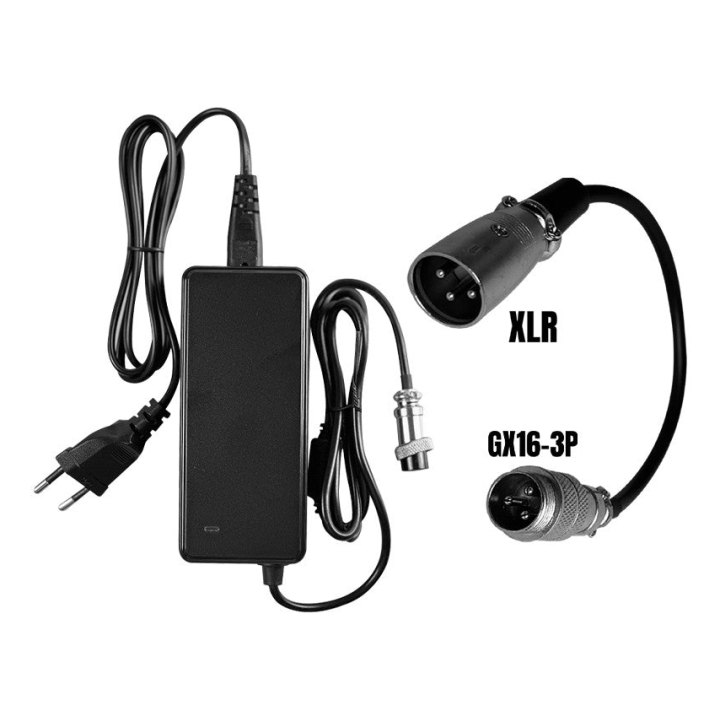 PACK Chargeur 36V ➡️ 42V / 2A (connecteur XLR)