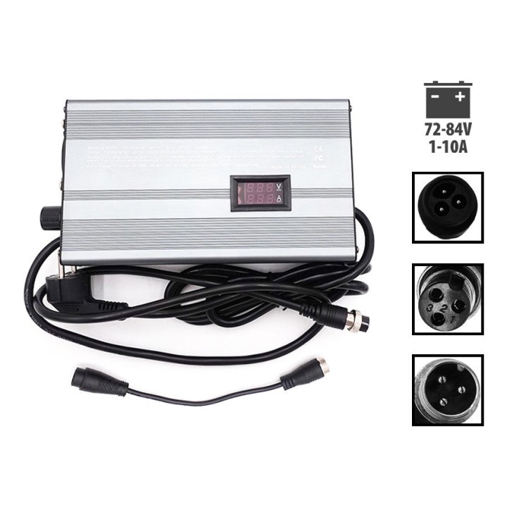 Pack Chargeur rapide 72V ➡️ 84V 1-10A + Adaptateur LP-16