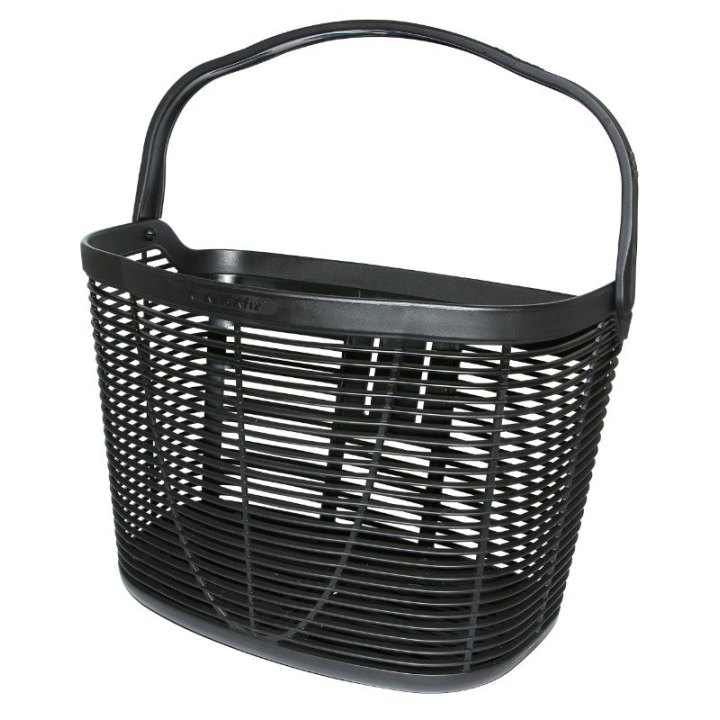 Panier Avant Plastique Klickfix Lamello 18L Noir (39X28X28 cm) - Vendu Sans Fixation