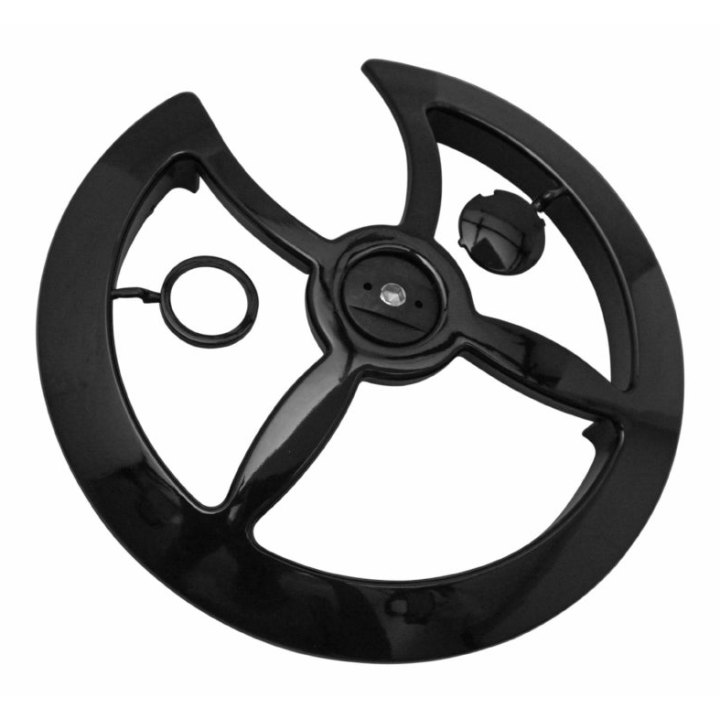 Pare-Carter Chaîne Rond 48D. Noir (Vendu A L Unite)