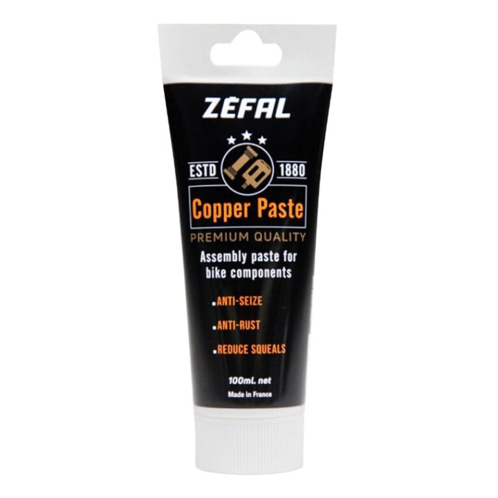Pate De Montage - Graisse Vélo Zefal Copper Paste Cuivre Anti-Grippant (Tube 100Ml)