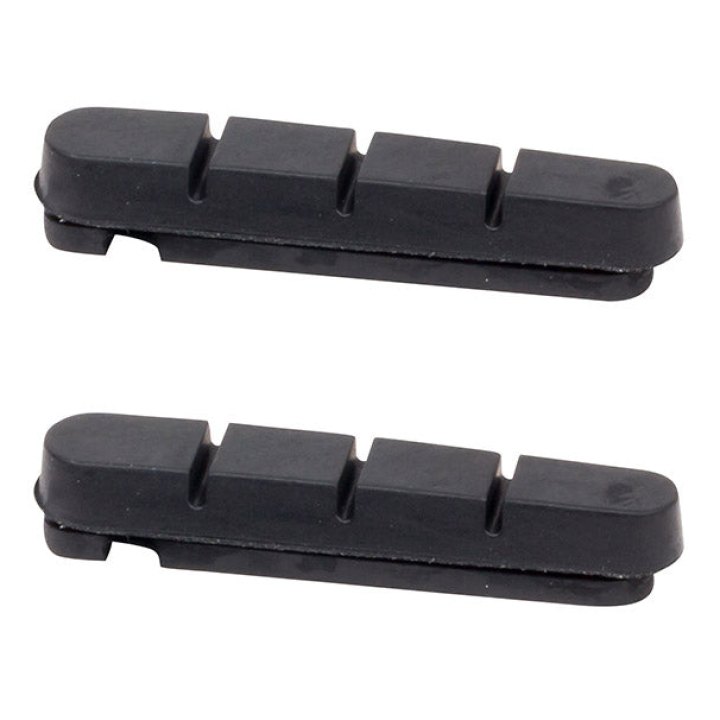 Patin De Frein Route Elvedes Pour Shimano Sur Jante Aluminium 55 mm Noir (1 Paire)