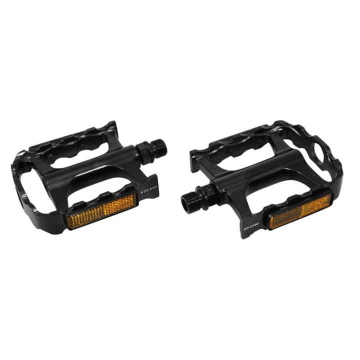 Pédale City-VTT Roulement Premium Newton Alu Noir 9-16" (Paire)