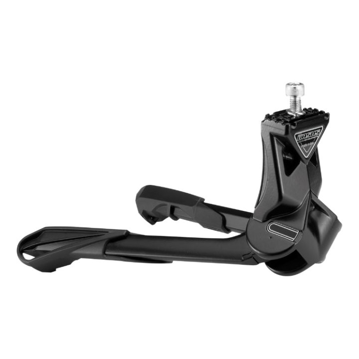 Béquille Vélo Double Centrale Ursus Jumbo 20" Pliable Alu Noir (235 mm) - Supporte Poids 80Kgs (Livre Sur Carte)