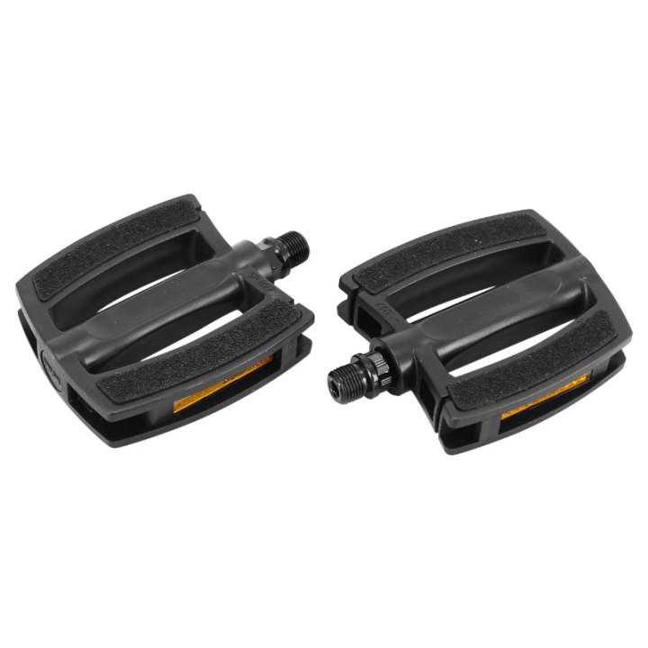 Pédale City Marwi Noir Résine Avec Inserts Super Grip 9-16" (Paire Sur Carte)