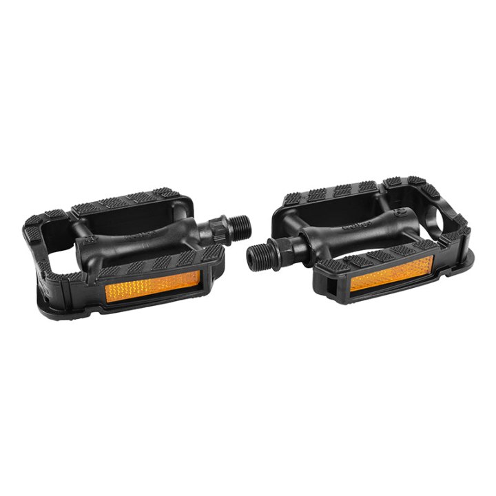 Pédale City Newton Résine Noir 9-16" Roulement Du (Paire)