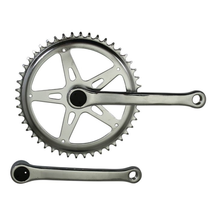 Pédalier City P2R Manivelles Acier 170 mm Plateau 46D. Chaîne 2.38 (3-32")