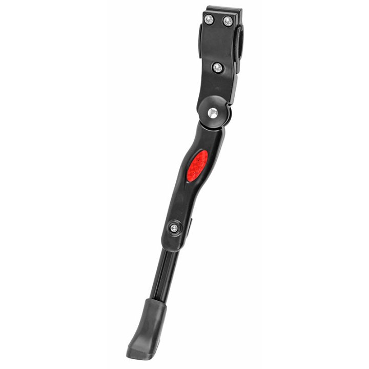 Béquille Vélo Laterale Arrière Newton 24-28'' Réglable Fixation Base Par Collier