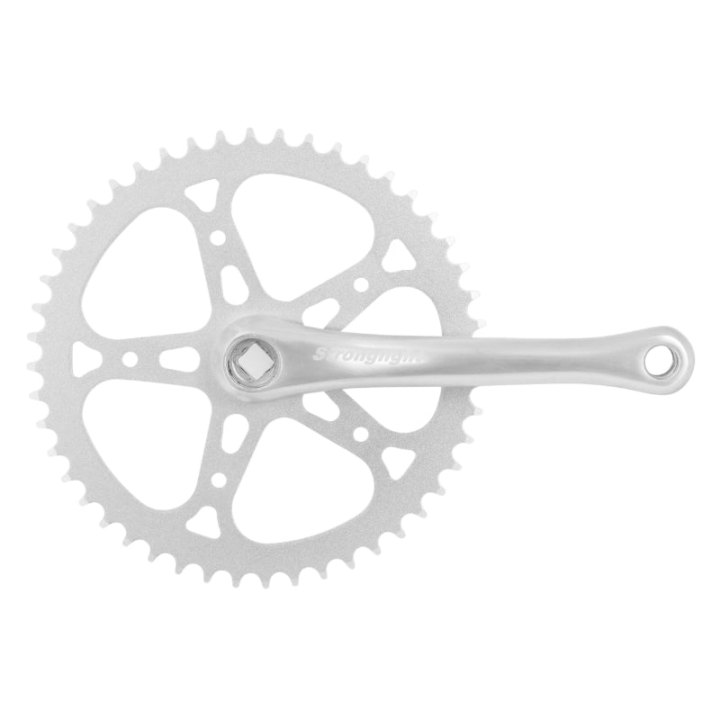 Pédalier City Stronglight Sl55 Alu Argent 170 mm 48D. Chaîne 2.38 (Axe Carré 115 mm)