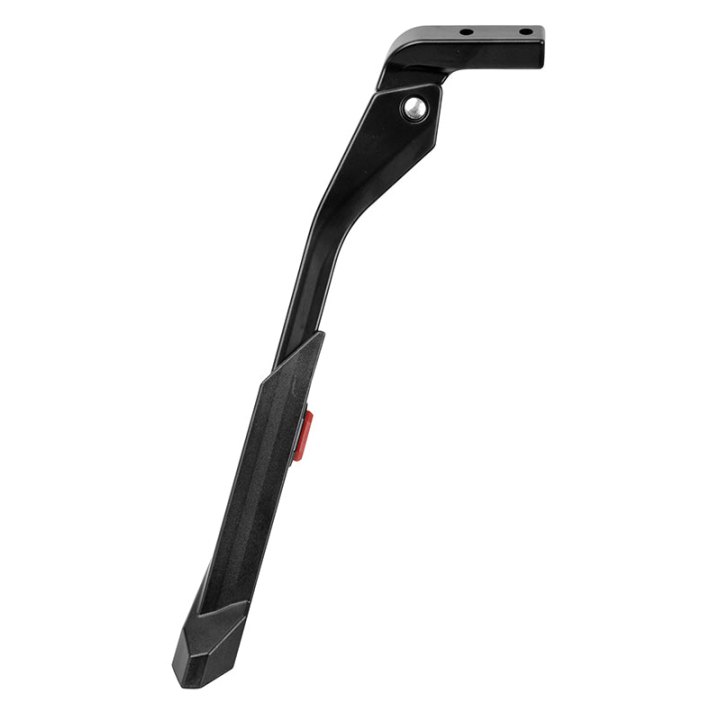 Béquille Vélo Laterale Arrière Newton 24-29'' Noir Réglable Fixation 2 Vis Sur Base Entraxe 26 mm (Fixation A La Verticale) - Pour Vélo Cube