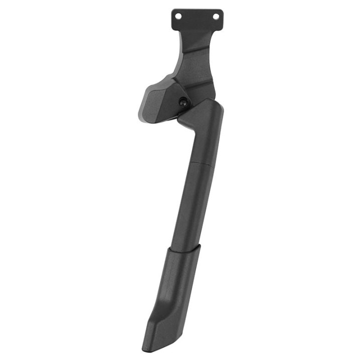 Béquille Vélo Laterale Arrière Newton 26-29'' Noir Réglable Fixation 2 Vis Sur Base Entraxe 40 mm - Supporte 50Kgs