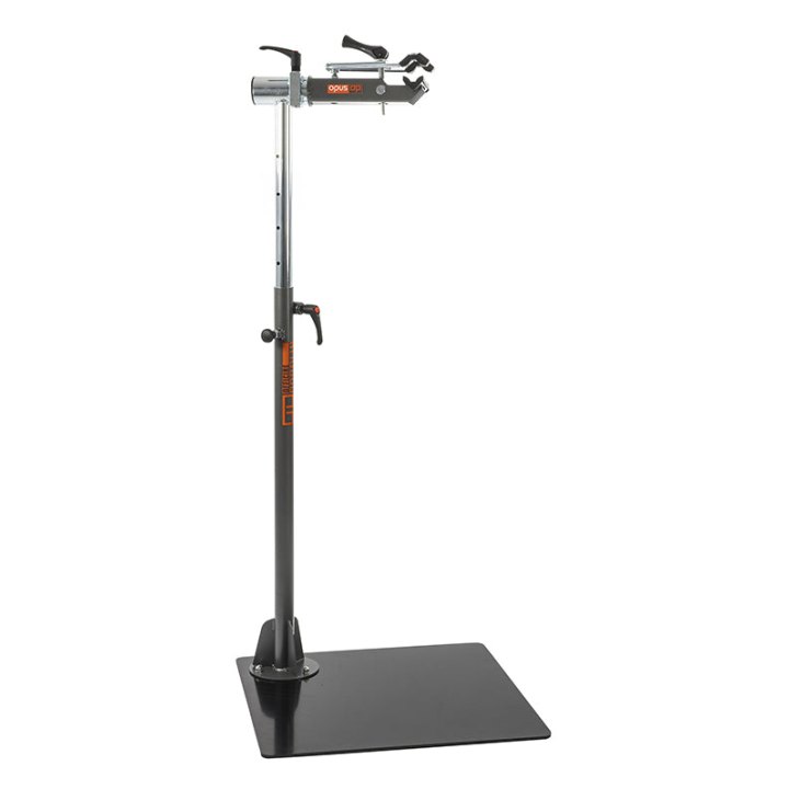 Pied D'Atelier De Réparation Vélo Professionnel Officine Parolin Opus Work Supporte 50Kgs - Avec Plaque Métal - Gist-