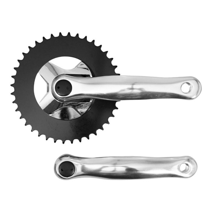 Pédalier City P2R Manivelles Alu 170 mm Plateau 38D. Chaîne 2.38 (3-32") (Compatible Leader Fox )