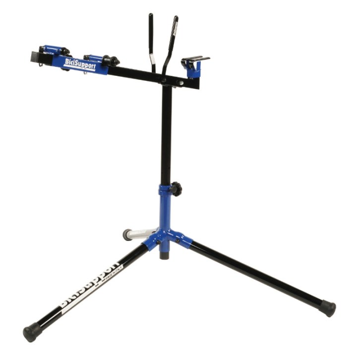 Pied De Montage-Réparation Vélo Réglable-Pliable Rotation 360° H 84-100 cm 120X105 cm (Inclus Adaptateur) -Bicisupport-
