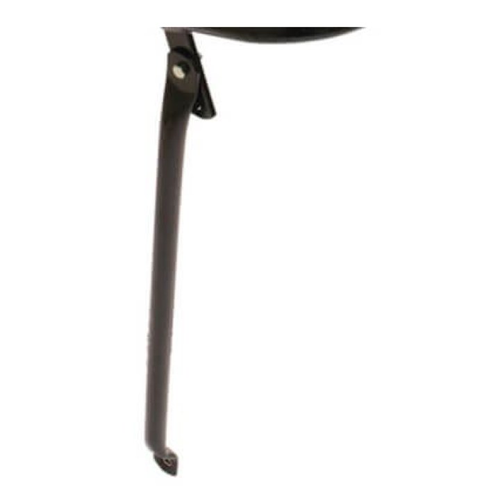 Pied porteur avant Steco sans crochet d'éclairage m noir