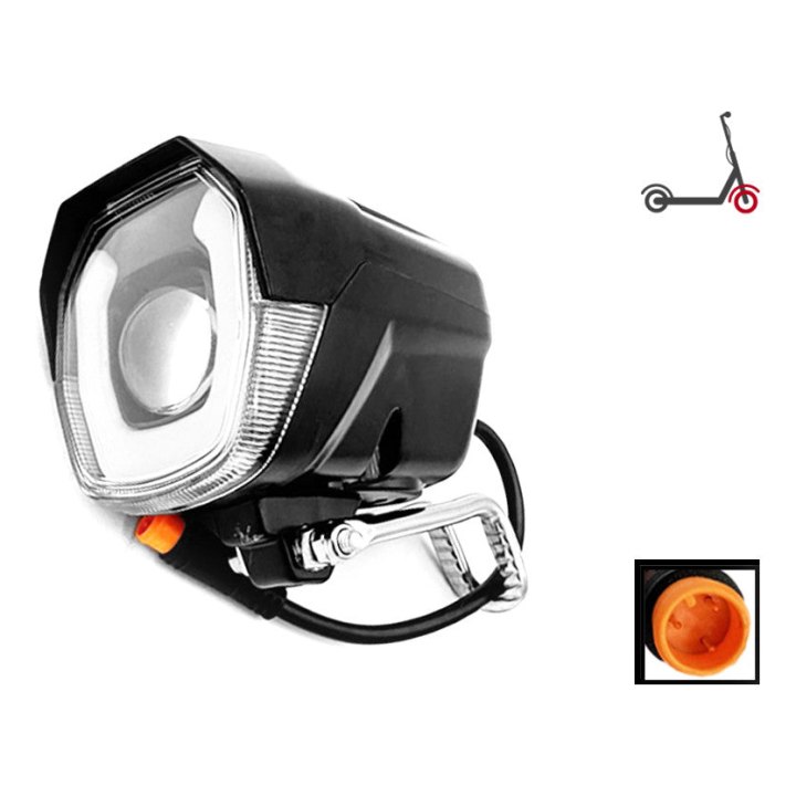 Phare LED avant connecteur etanche