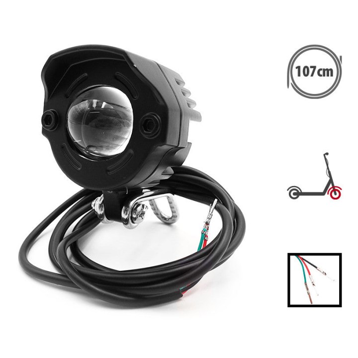 Phare LED avant klaxon Dualtron Forever